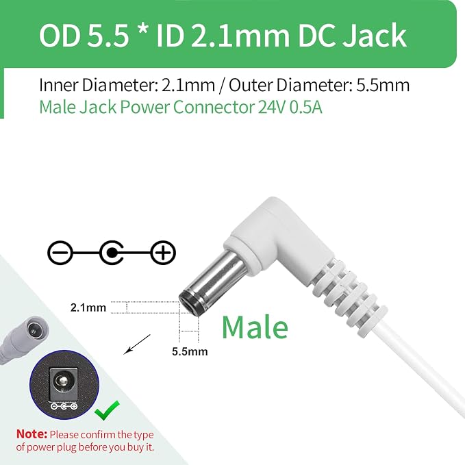 DC 24V 500mA 0.5A Power Supply Adapter - Image 8