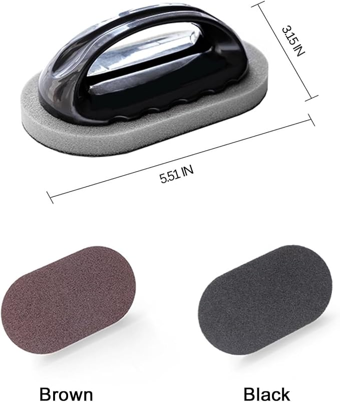 Nano Carborundum Sponge, Emery Sponge Kitchen Pot Brush - Image 5