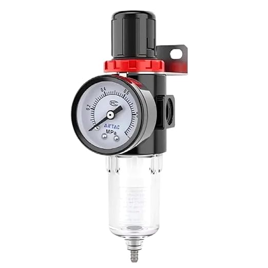 Compressed Air Low Pressure Filter Regulator Airtac AFR2000-C 1/4'' NPT 0-60 - Image 3