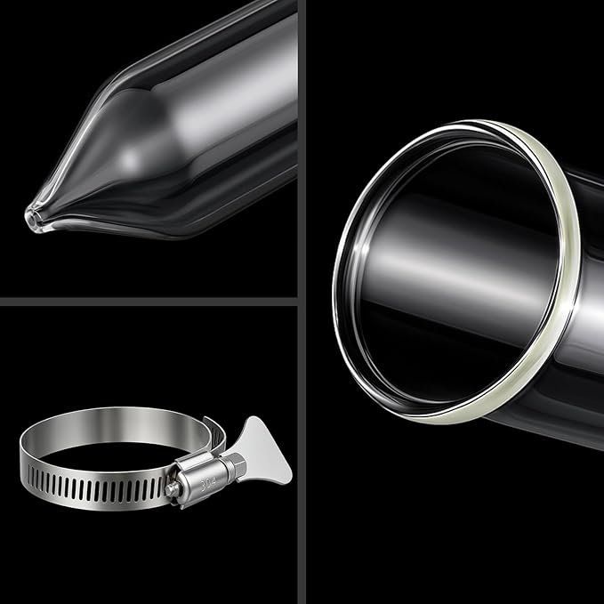Chunful Glass Extractor Extraction Filter Tube 30" Long 50mm Diameter Thick and - Image 4