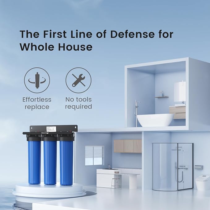 Waterdrop Whole House Water Filter, Carbon Filter, Replacement - Image 9