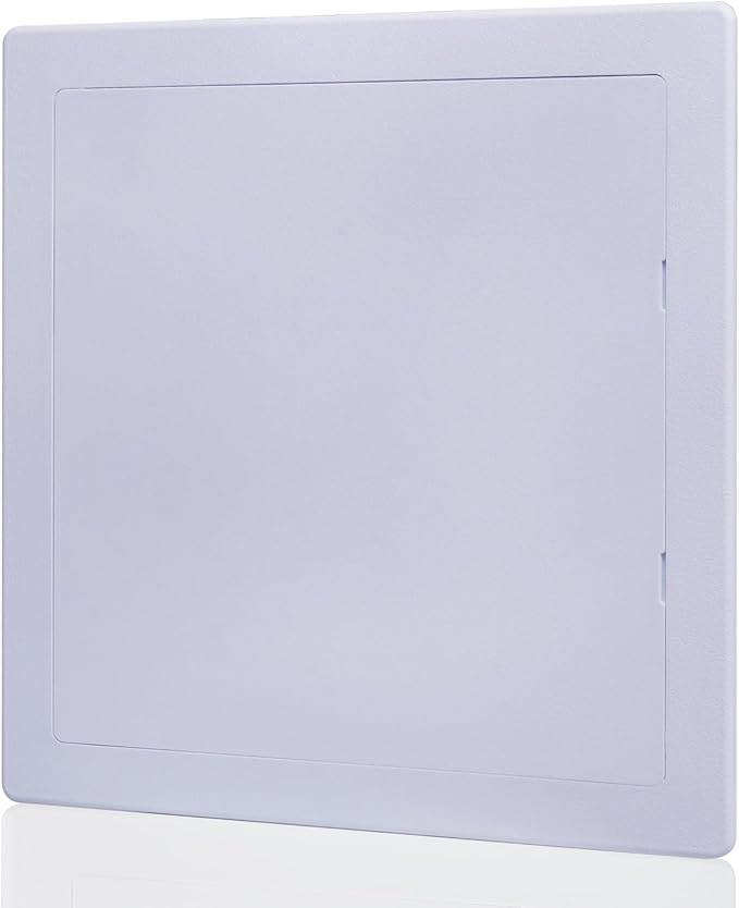 Suteck Plumbing Access Panel for Drywall Ceiling 22 x 22 Inch Reinforced Plastic Wall Access Doors Removable Hinged White