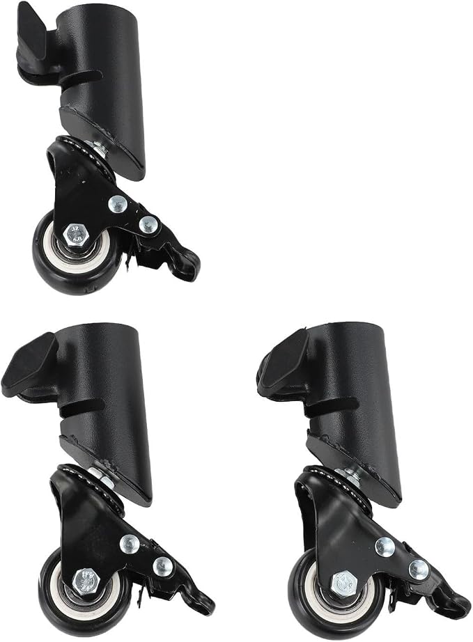 L-Shaped Speaker Tripod Casters, Metal Bracket Caster - Image 2