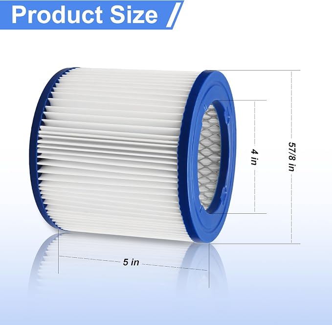 9032933 Ash Vacuum CleanStream HEPA Cartridge Filter - Image 2
