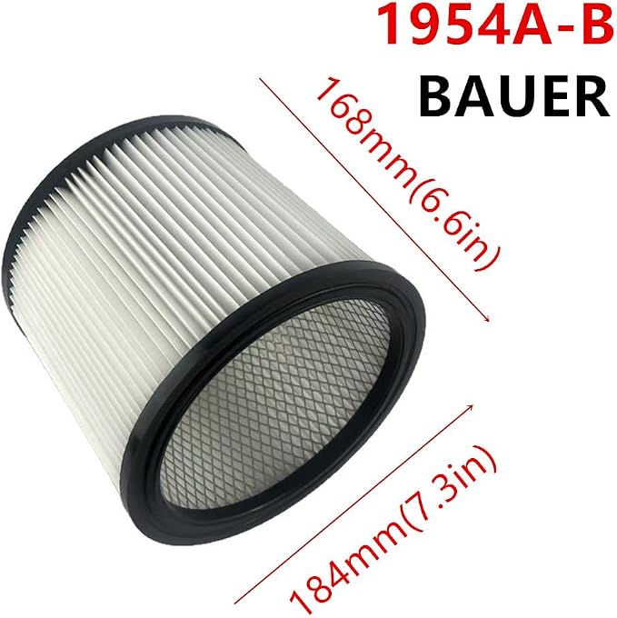 1 PACK brikiwee Replacement Cartridge Vacuum HEPA filter 1954A-B Compatible - Image 2