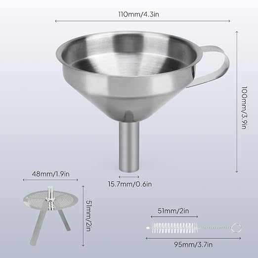ELEGOO Stainless Steel Funnel, 3D Resin Metal Funnel - Image 5