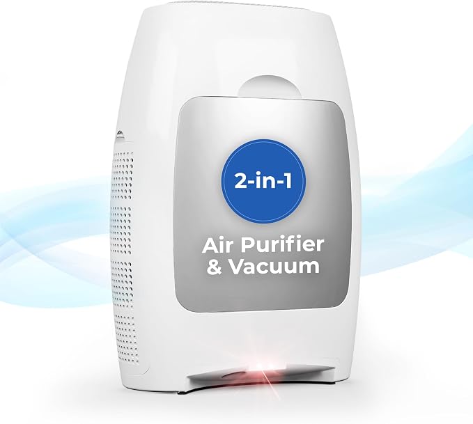 EyeVac Air 2-in-1 HEPA Air Purifier & Touchless Vacuum Automatic Dustpan by EYE-VAC