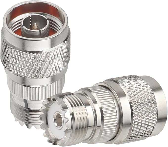 4 Pack N Male to UHF Female SO-239 Connector Adapter N Connector to PL-259 - Image 2