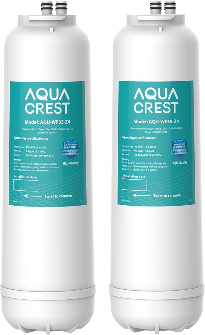 AQUA CREST RC 4 EZ-Change Premium Water Filter Replacement, Replacement by AQUACREST