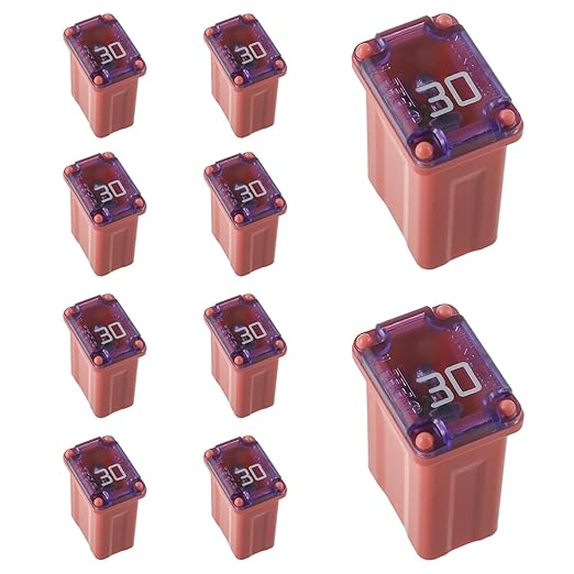 30A 30AMP 32V FMM MCASE 608830 Micro Cartridge Fuses Low-Profile Fuses Kit by EPLZON