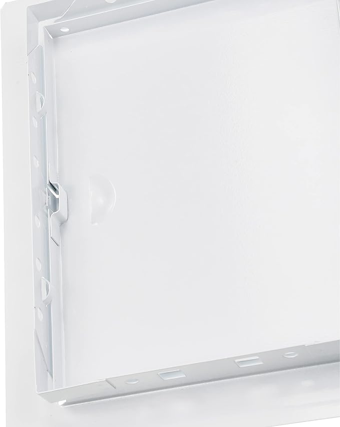 6" x 8" White Metal Access Door. Plumbing, Electricity, Heating, Alarm Wall Access Panel for Drywall