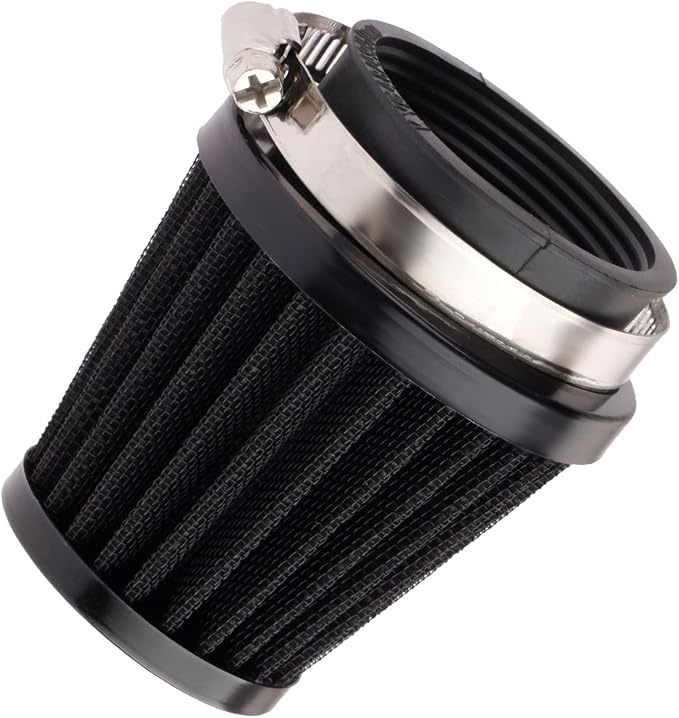 Mtsooning Universal Air Filter, 50mm Motorcycle Cone Intake Breather Cleaner by Mtsooning