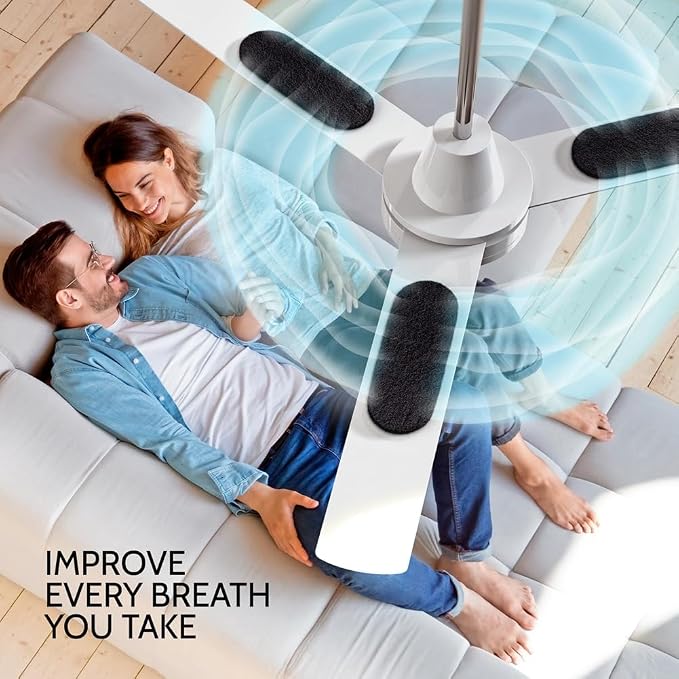 Ceiling Fan Filters for Blades 6-Pack Set Air Filters - Image 5