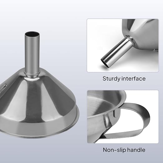 ELEGOO Stainless Steel Funnel, 3D Resin Metal Funnel - Image 4