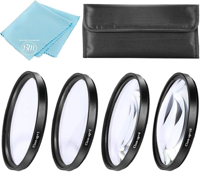 49mm Close-Up Filters for Canon EOS R10, EOS R50, EOS R100 by BMPremium