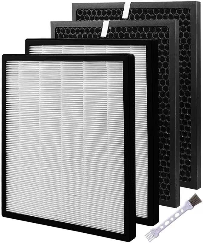 for LEVOIT LV-PUR131 Air Purifier Replacement Filter | 2 Filters & 2 True by Tablenco