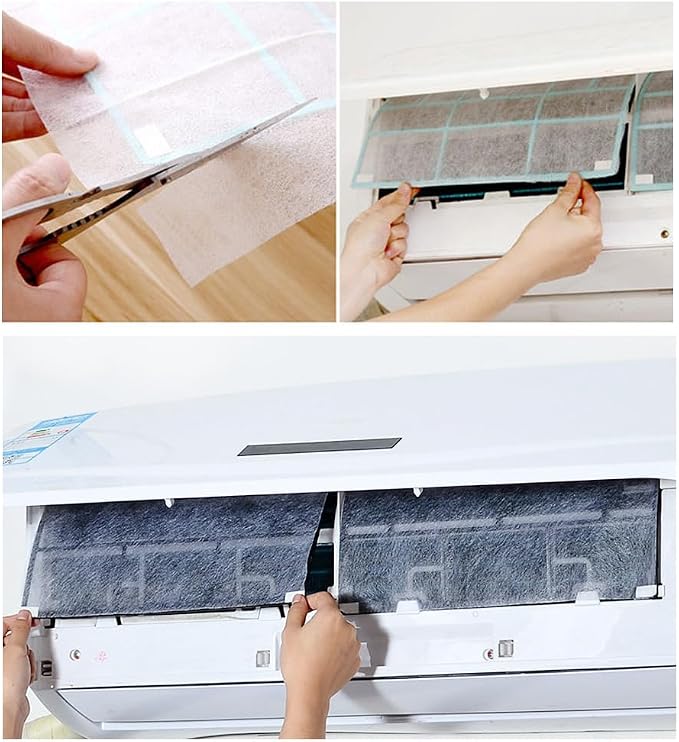 10 Pack Mini Split Air Conditioner Vent Filters Cover Anti-Dust Secondary Air - Image 9