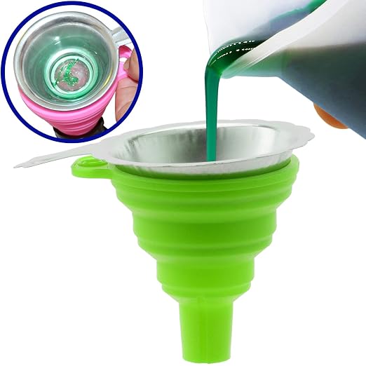 OIIKI 3D Printer Resin Filter, Stainless Resin Filter Cup + Silicone Funnel + - Image 4