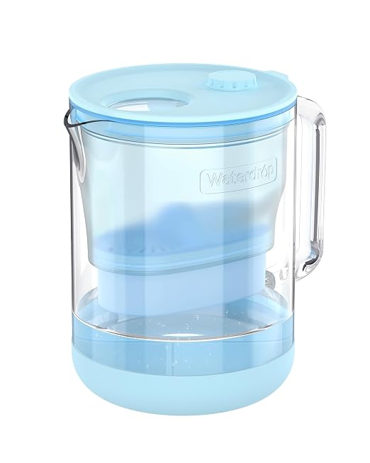 Waterdrop Glass Alkaline Water Filter Pitcher by Waterdrop