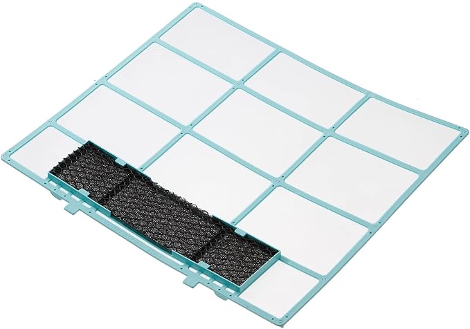 PATIKIL 12.6" x 10.83" Air Conditioner Air Filter, Plastic Air Filtering Screen - Image 3