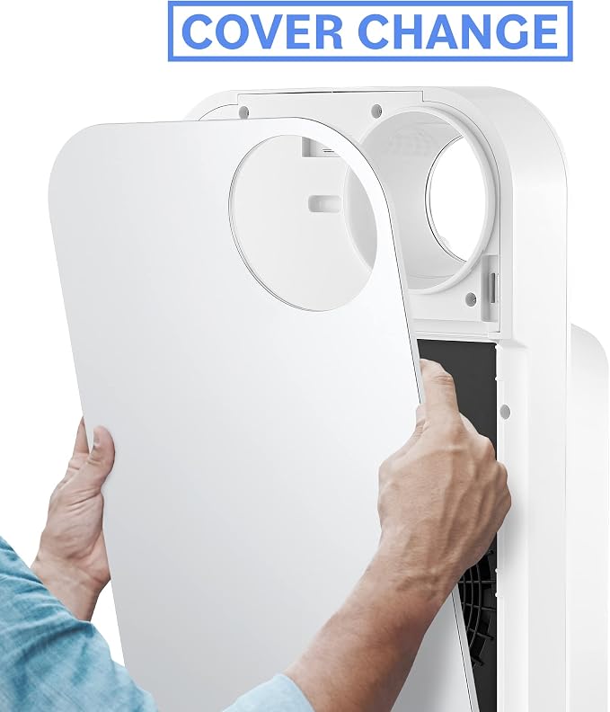OVAL AIR AIR1000B-COVER Custom Air Purifier Face Cover, 24.4" x 13.7" x 1.38" - Image 2