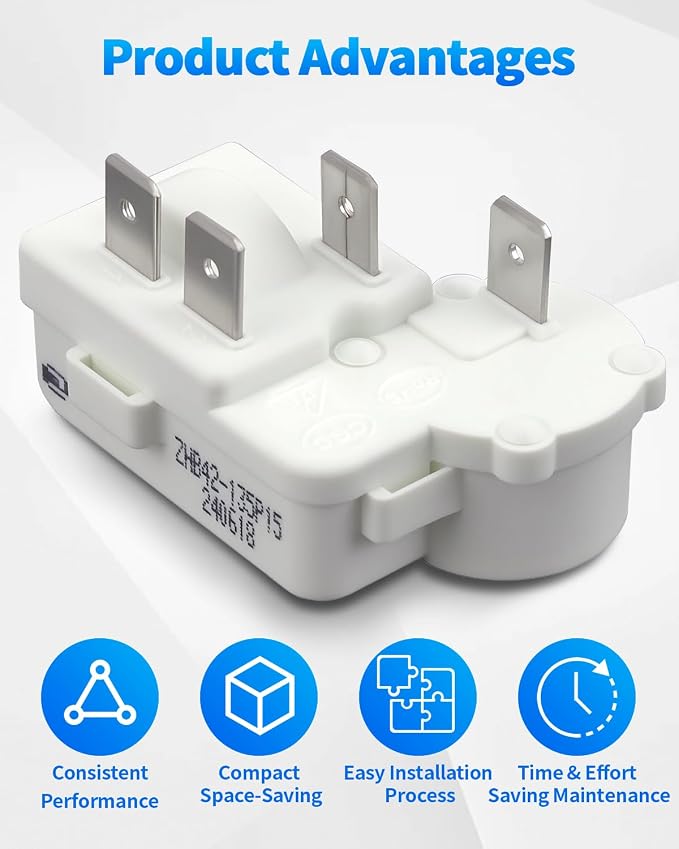 4Pin Refrigerator Over Load Protector Compressor PTC Starter Relay, Freezer - Image 4