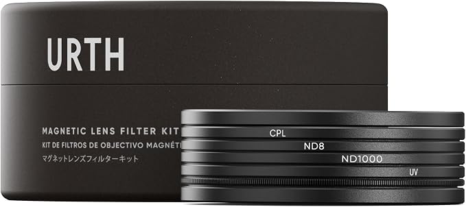 Urth 82mm Magnetic UV, Circular Polarizing, ND1000 Lens Filter Kit by Urth