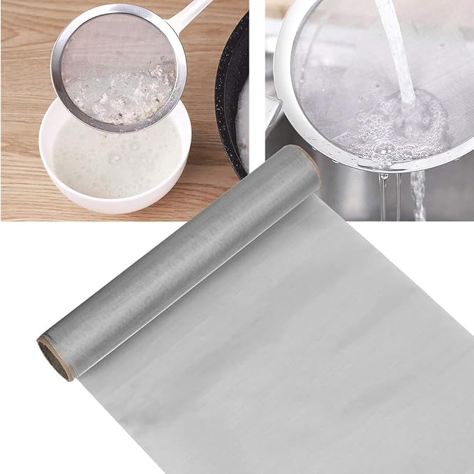 Woven Stainless Steel Wire Mesh, 250 Mesh Durable & Flexible, Fine to Large Mesh - Image 4