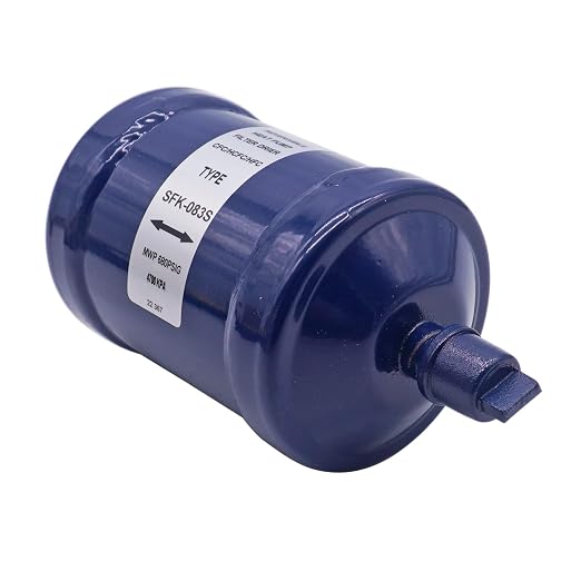 Bi Flow Filter Drier for Heat Pump, 3/8" SAE Sweat Liquid Line Filter Drier - Image 3