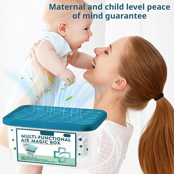 Indoor Air Purification Dust Removal Magic Box, No Electricity & Noise - Image 2