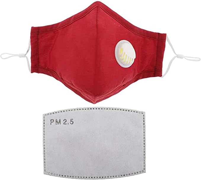 ASA Techmed Reusable Dual Air Breathing Valve Face Mask Cover by ASATECHMED