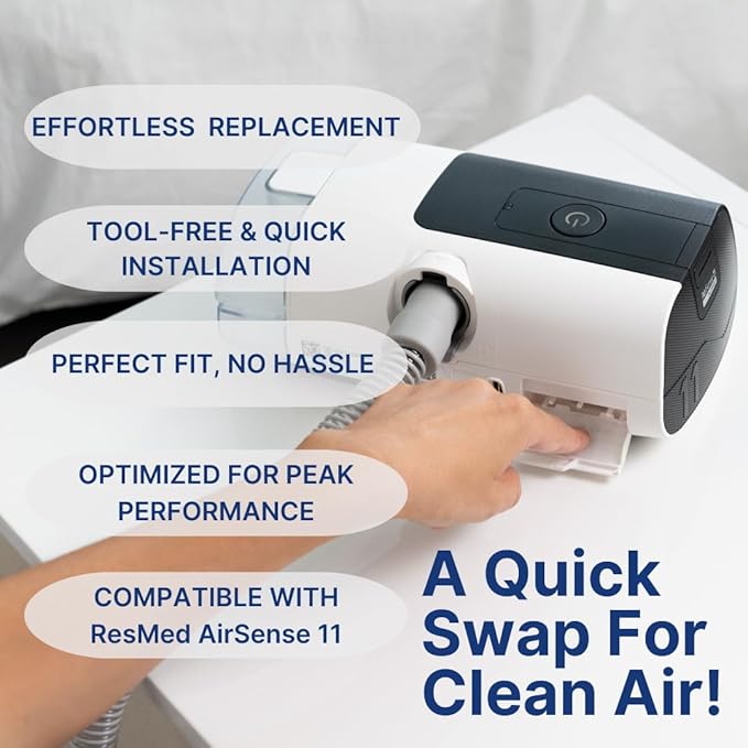 Snugell Disposable AirSense 11 CPAP Filters – 6-Pack– Designed - Image 3