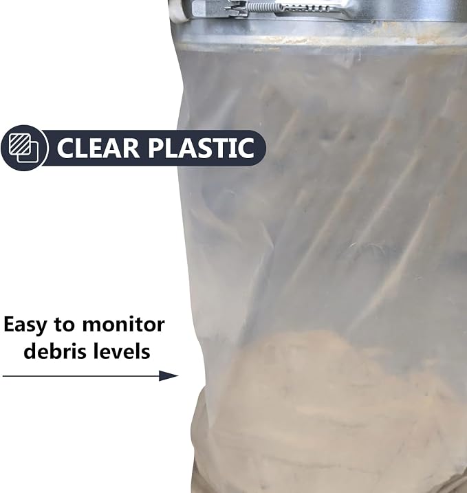 6.5Mil Clear Plastic Dust Collector Bags - Image 5