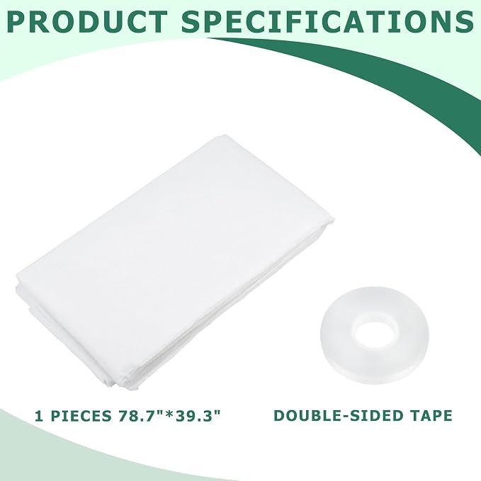 Complete Air Vent Filter Kit, 78.7 Inches * 39.3 Inches, Electrostatic - Image 6
