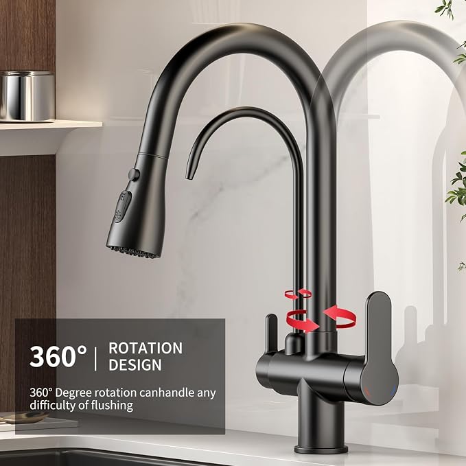 Kitchen Sink Faucet with Pull - Image 8