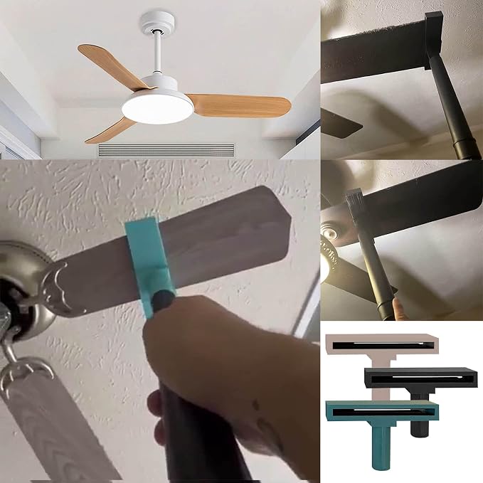 Handheld Home Ceiling Fan Blade-Vacuum Attachment Lightweight Removal Duster - Image 6