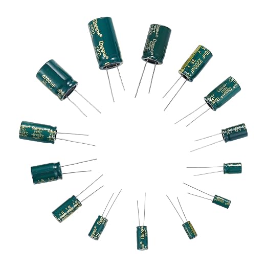 19 Values 135PCS Aluminum Electrolytic Capacitor Assortment Kit High Frequency - Image 2