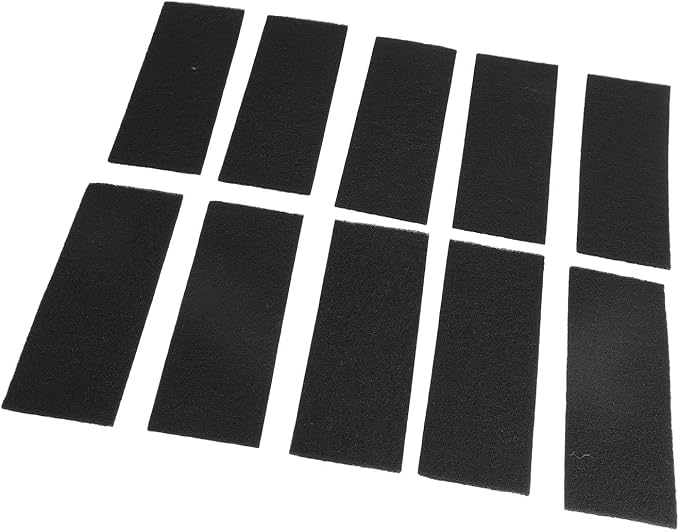 10Pcs Ceiling Fan Blade Filters, Self Adhesive Coconut Carbon Air Purifier Pads - Image 9