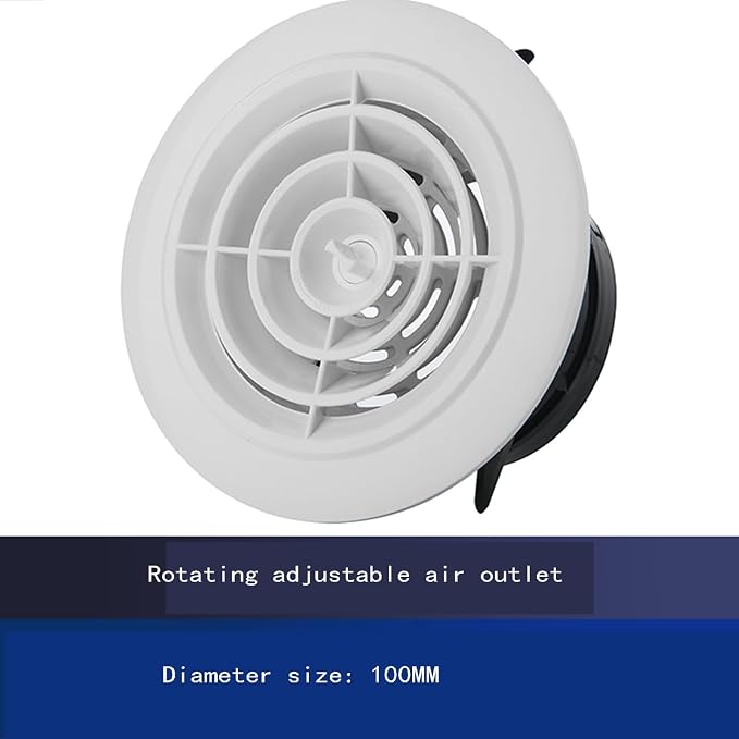 ABS Round Fresh Air Outlet, High-Efficiency Fresh Air System Accessories - Image 2