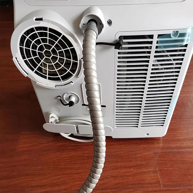 2Pcs White Window Adaptor Filter Screen Window Exhaust Hose Interface - Image 5