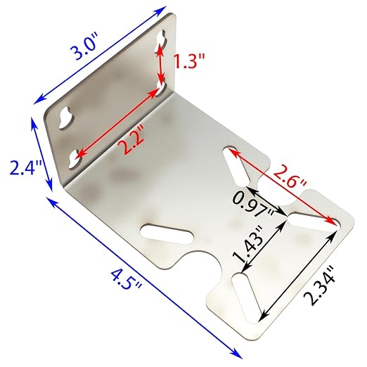 FDXGYH 2 Pcs Stainless Steel Water Filter Housing Bracket Water Purifier RO - Image 2