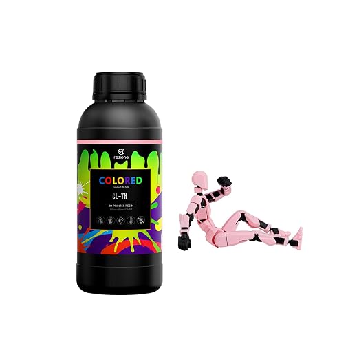RESIONE CL-TH Tough ABS-Like Color 3D Printer Resin, Highly Saturated & Opaque by resione