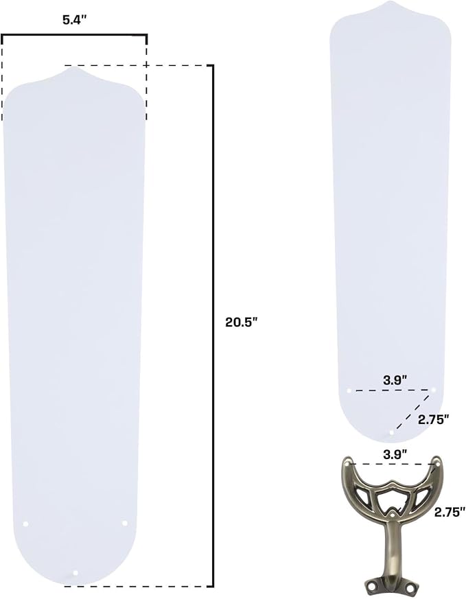 Westinghouse 20.63-Inch Replacement Fan Blades - Image 3