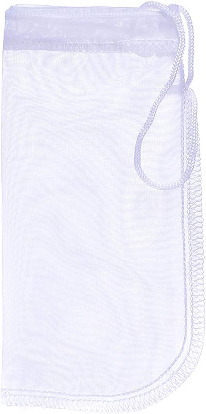 ALEGI Media Filter Bag Aquarium Extra Fine, Reusable 180 Micron Drawstring Mesh by ALEGIAquarium