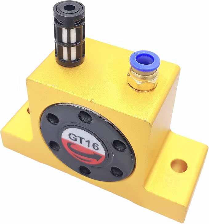GT16 Industrial Turbine Vibrators, G 1/4" Pneumatic Compressed Air Power - Image 4