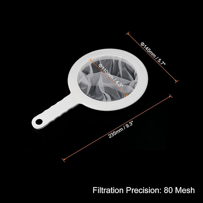 PATIKIL 9"x6" Food Filter Strainer, 80 Mesh Kitchen Mesh Filters Strainers Fine - Image 2
