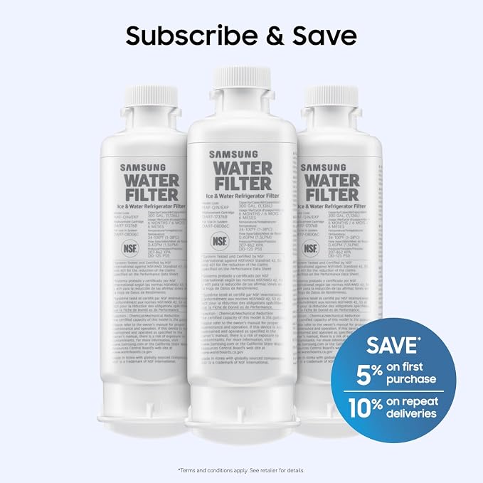 Samsung HAF-QIN/EXP Genuine Refrigerator Water Filter, 6-Month Life, Easy - Image 15