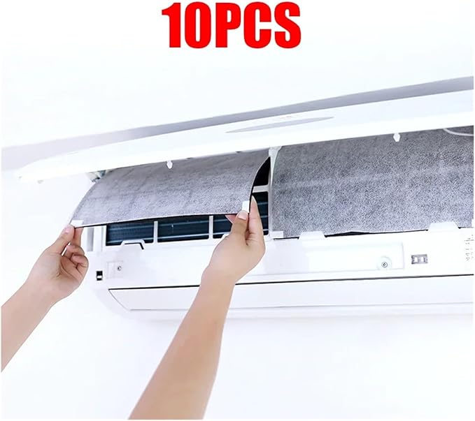 10Pcs Air Conditioner Filter Papers Anti-Dust Air Condition Outlet Filter Net - Image 3