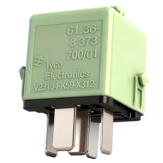 Multi-Use White-Green Relay 5-Pin, Automotive Relay by BSNOVT