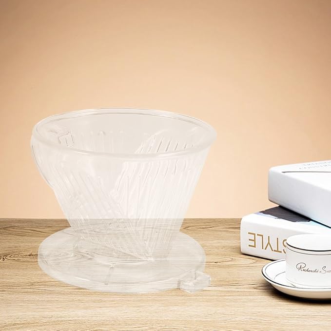 Transparent Cone Shaped Reusable Coffee Filter, Portable Drip Coffee Maker Cup - Image 4